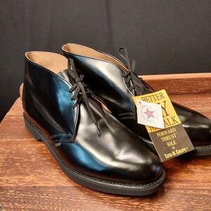 Work America Biltrite Mens USPS Postal Chukka Boots Black Leather 12 3E USA Made